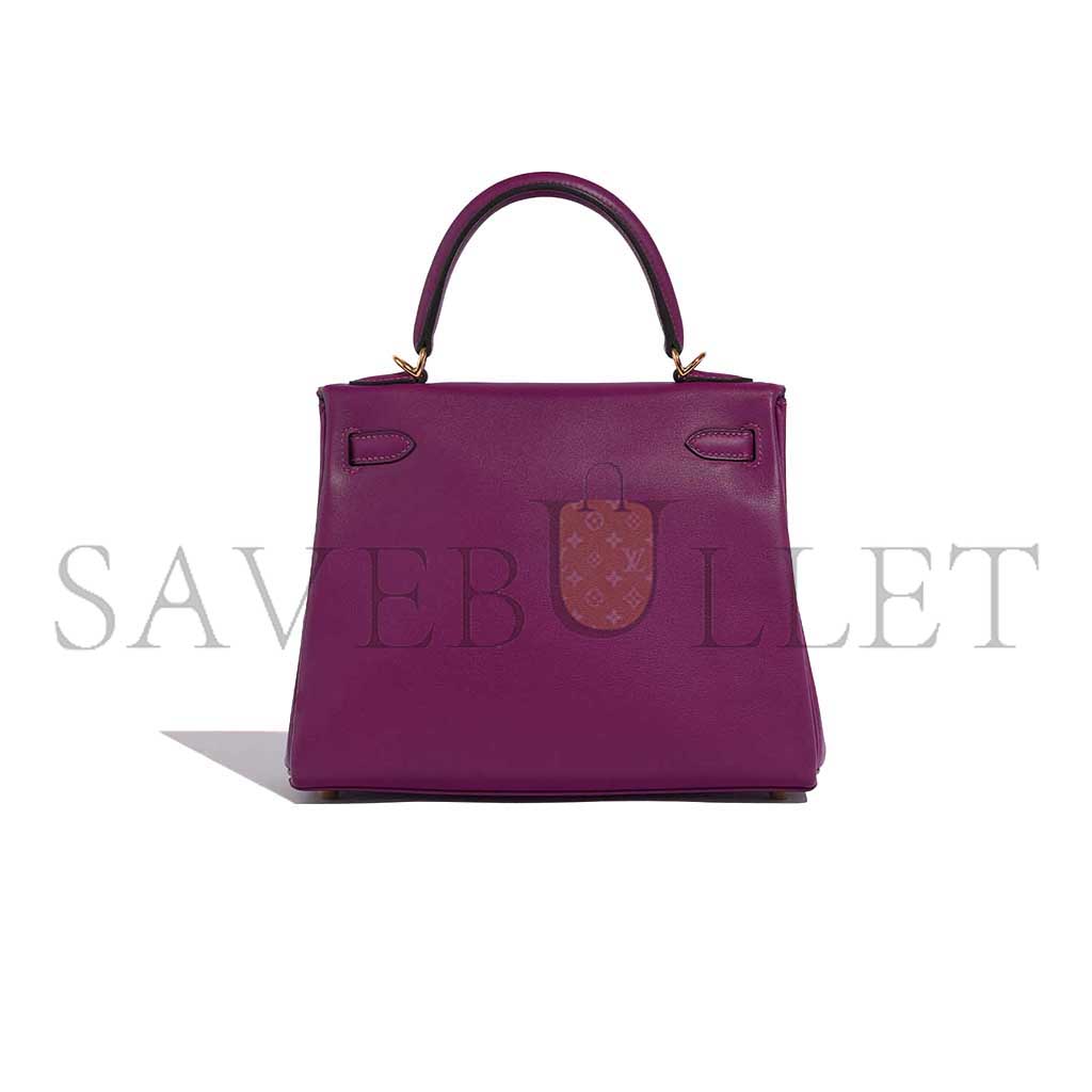 HERMÈS MASTER KELLY 25 SWIFT ANEMONE (25*17*7cm)